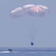NASA astronauts Bob Behnken and Doug Hurley made a successful water landing in SpaceX’s Crew Dragon spacecraft just outside Pensacola, Florida, shortly before 3 p.m. ET Sunday.